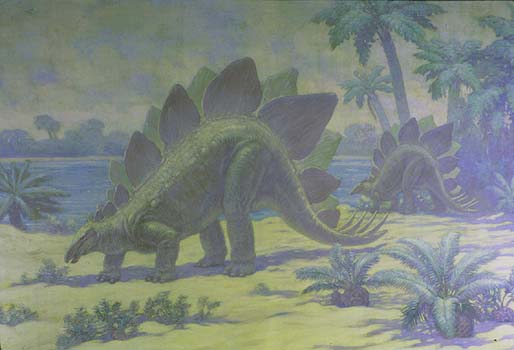 charles r knight stegosaurus